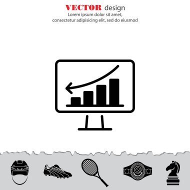 Web satırı simgesi. Monitör 