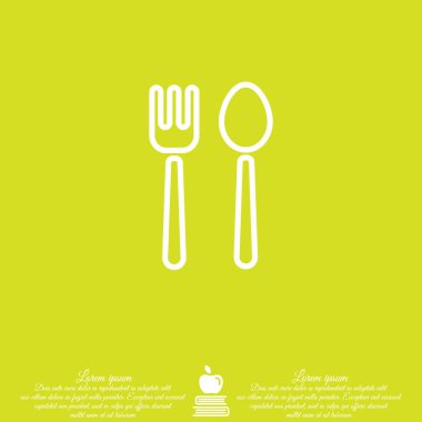 Çatal bıçak takımı web satırı simgesi