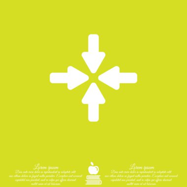 dört ok satırı simgesi