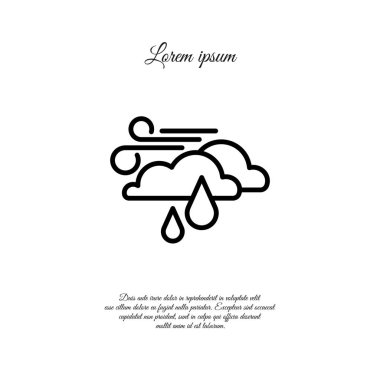 Rüzgar, bulutlar ve yağmur