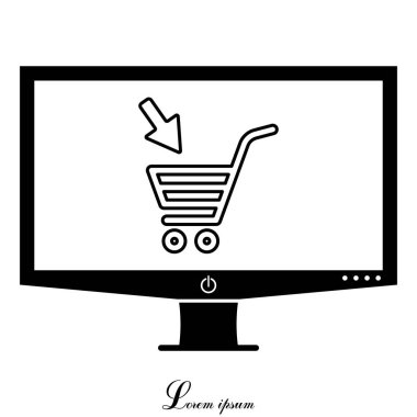 Alışveriş arabası simgesi