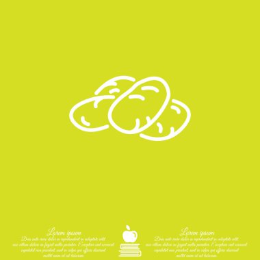 Patates web satırı simgesi