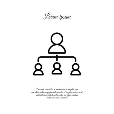 Web satırı simgesi. Yönetim