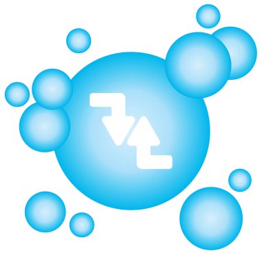 Web satırı simgesi. Oklar