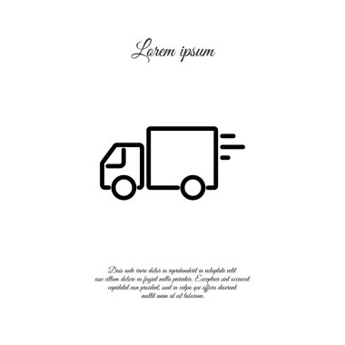 Web simgesi. Teslimat