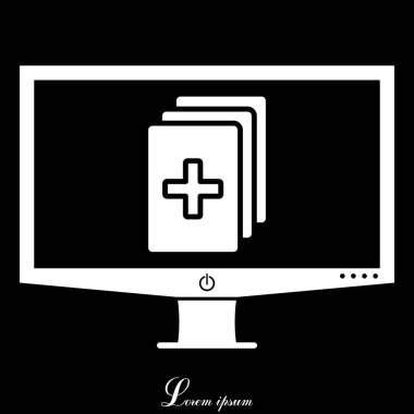 Sağlık raporu simgesi