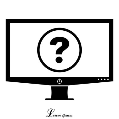 soru işareti satırı simgesi