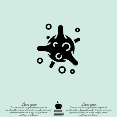 Bakteri, virüs simgesi