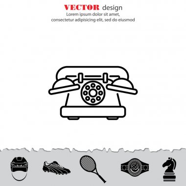 eski telefon simgesi