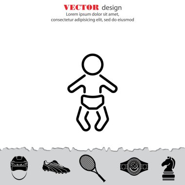 Tasarım bebek simgesinin.