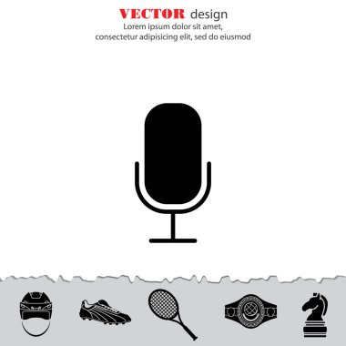Tasarım mikrofonu simgesinin