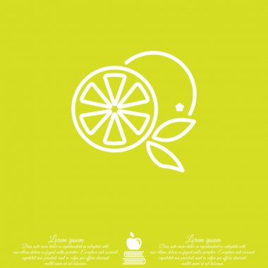 Turuncu yiyecek simgesi