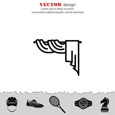 simge. Pencere perde