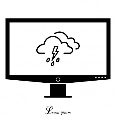 Bulut fırtına yıldırım