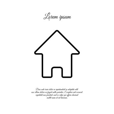 ev veya ev simgesini