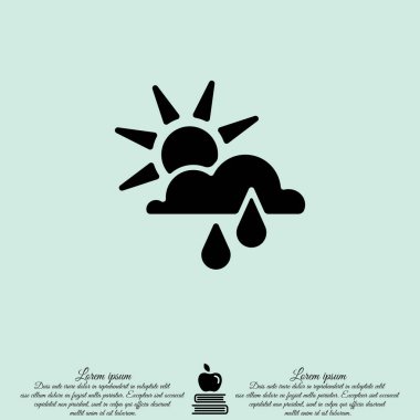 Güneş, bulut ve yağmur