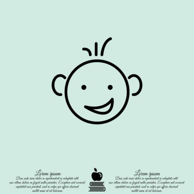 Tasarım bebek simgesinin.