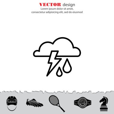 fırtına, bulutlar ve yağmur