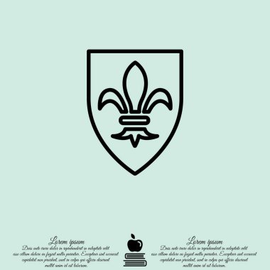 Kalkan Web satırı simgesi