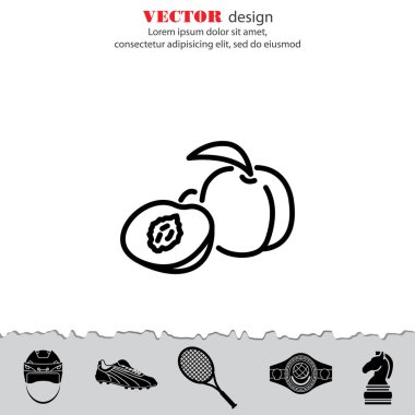 Kayısı web satırı simgesi