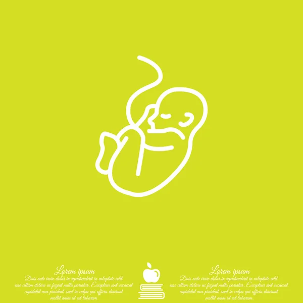 Σχεδιασμός του μωρού εικονίδιο. — Διανυσματικό Αρχείο