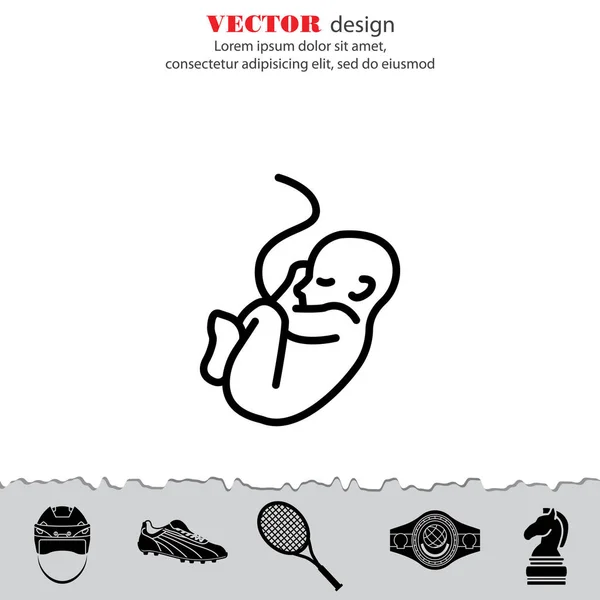 Ontwerp van baby pictogram. — Stockvector