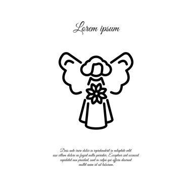 Melek çiçek simgesi olan