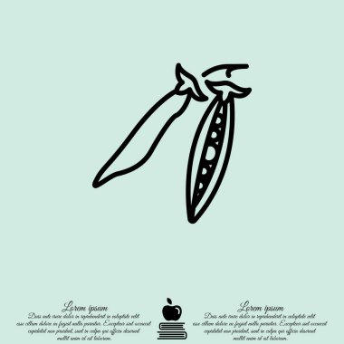 Bezelye Pod web satırı simgesi