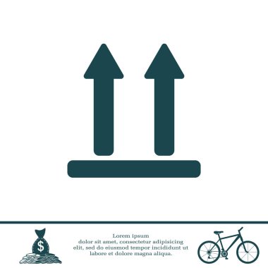 oklar tarafı yukarı işareti