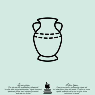 Vazo Web satırı simgesi