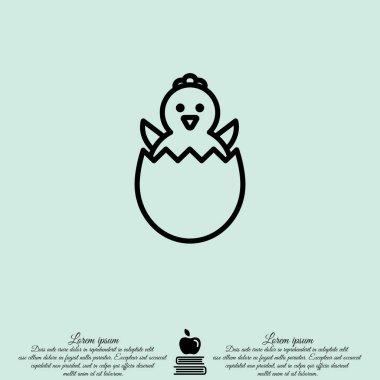 Paskalya tavuk simgesi