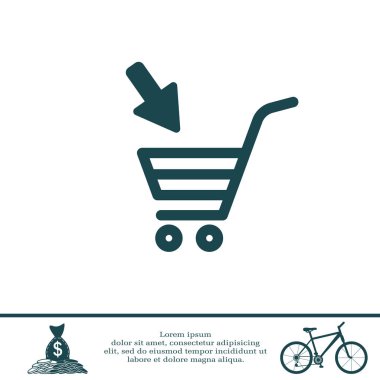 Alışveriş arabası simgesi