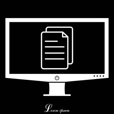 satırı Not kağıt simgesi