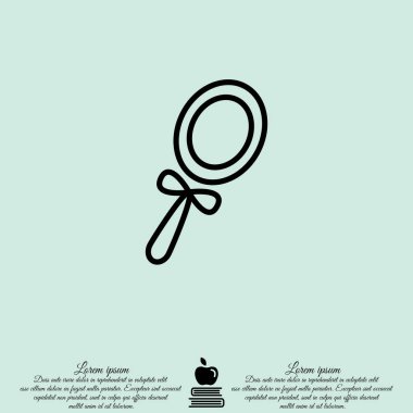 ayna satırı simgesi