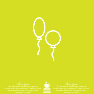 Web satırı simgesi. Balonlar