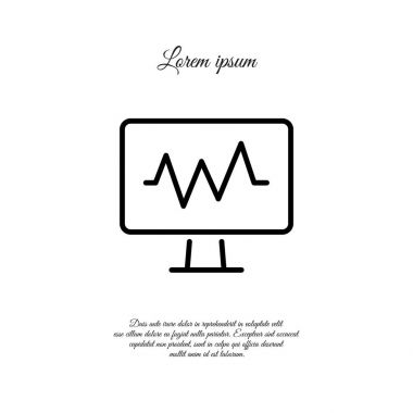 Nabız izleme web satırı simgesi