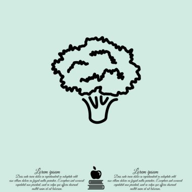 Brokoli Web satırı simgesi