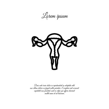 Web satırı simgesi. Rahim.