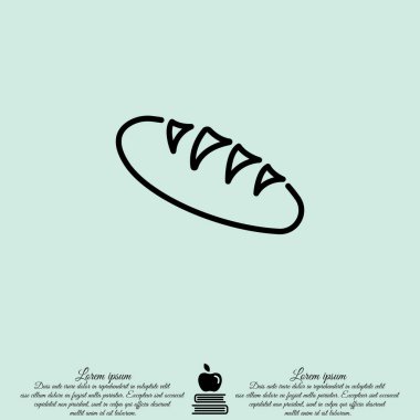 Uzun somun web satırı simgesi