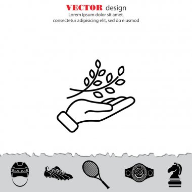 yaprakları el simgesi ile şube