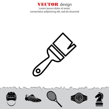 Web satırı simgesi resim fırçası