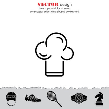 şef şapka simgesi