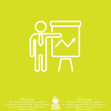 Web satırı simgesi. İş