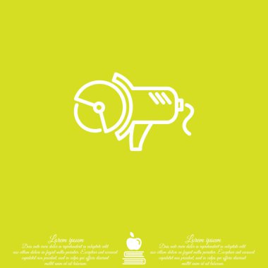 Elektrik açı değirmeni sembolü