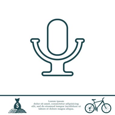 Tasarım mikrofonu simgesinin