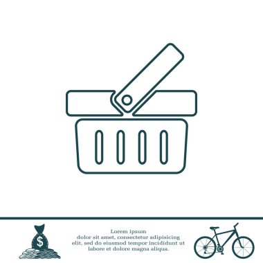 Alışveriş sepeti simgesi