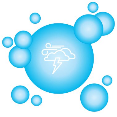 Şimşek, bulutlar ve Rüzgar