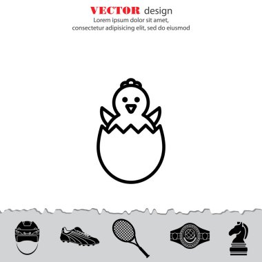 Paskalya tavuk simgesi