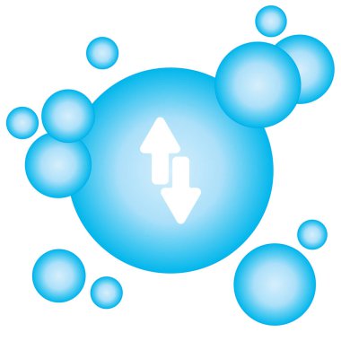 Web satırı simgesi. Oklar