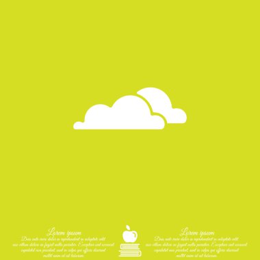 Web simgesi. Bulutlar